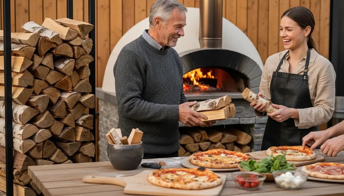 6 typer av ved för pizzaugnar och deras unika fördelar