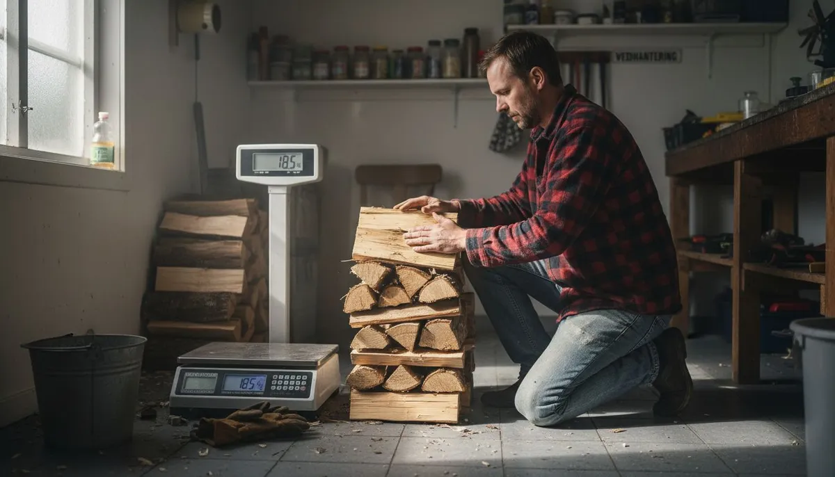 Hur många kilo är 40L ved? Rätt vikt för effektiv eldning