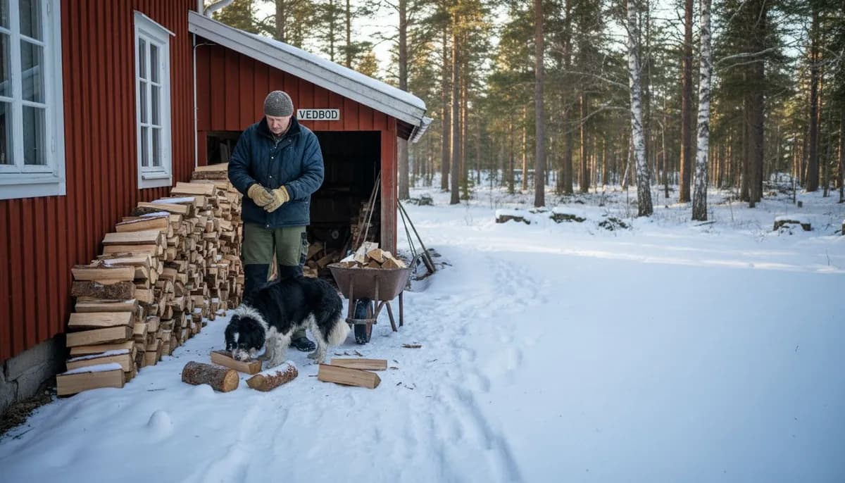 Hur mycket ved behöver jag köpa för en svensk villa vintertid?