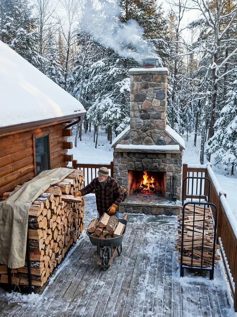 Kan jaag elda ved även när det är milt väder?