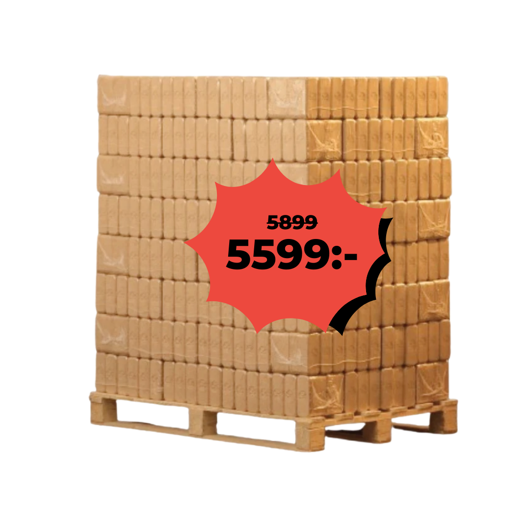 Briketter-värmekoncept 3 - Onlydry Vedfabrik