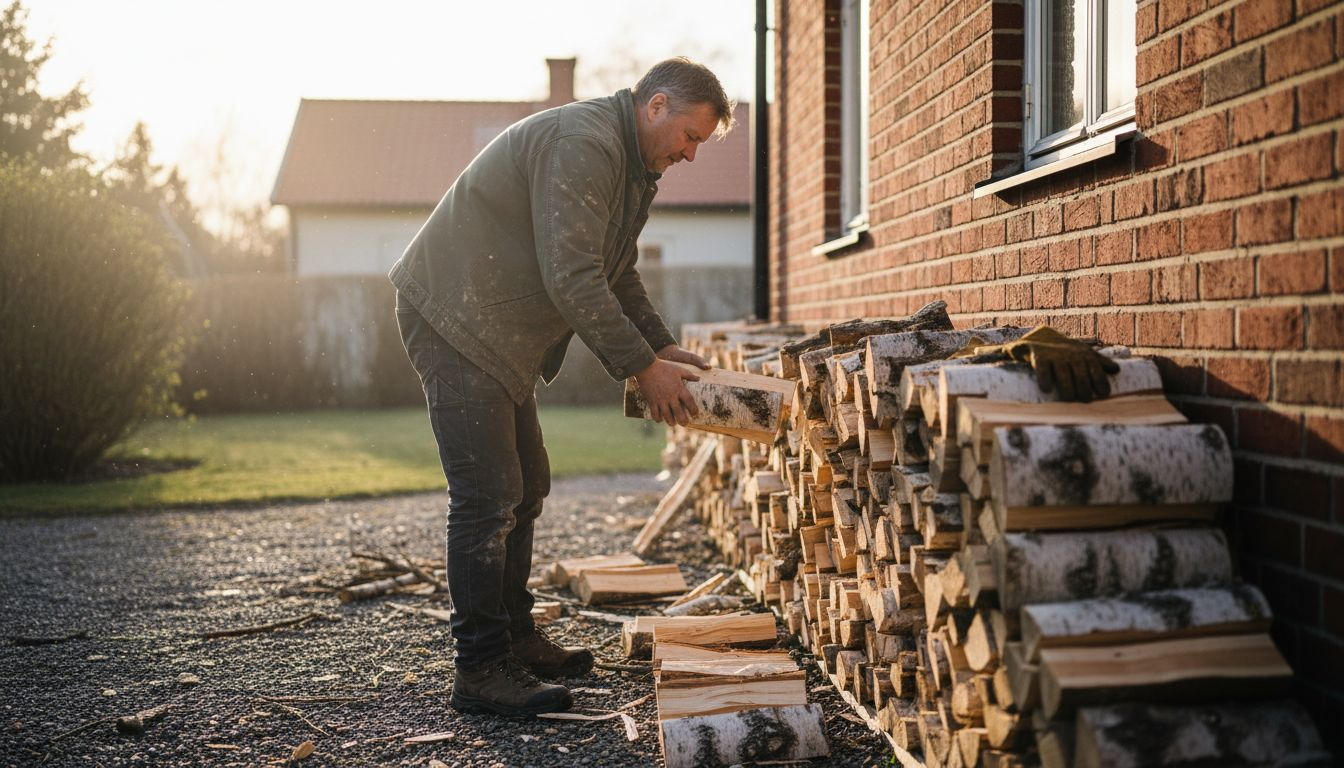 Hur tända björkved steg för steg för effektiv eldning