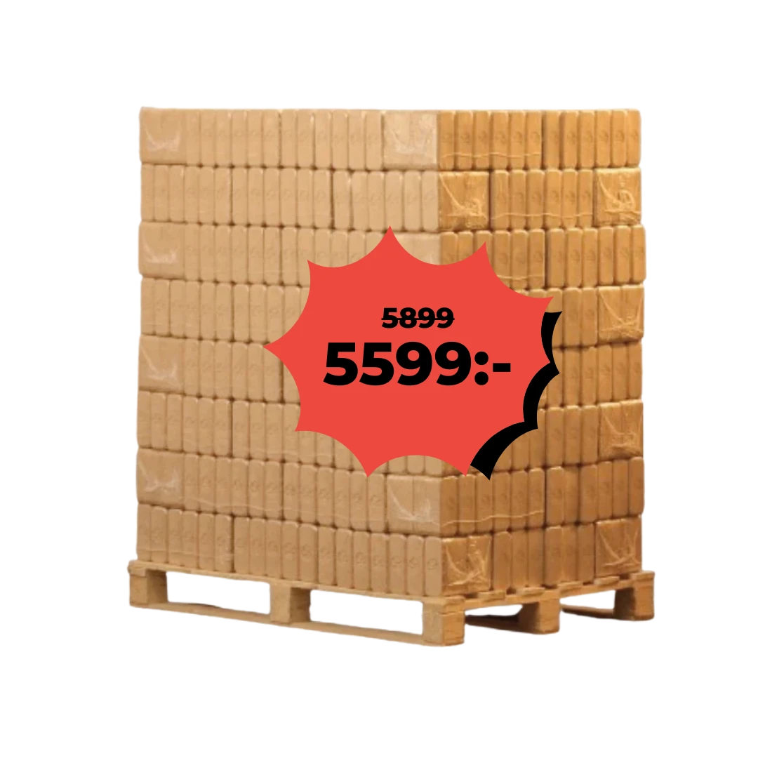 Briketter-värmekoncept 3 - Onlydry Vedfabrik