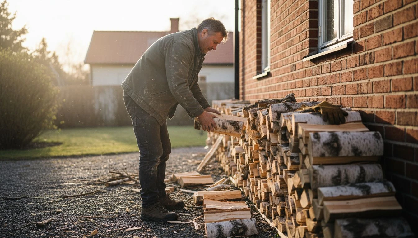 Hur tända björkved steg för steg för effektiv eldning