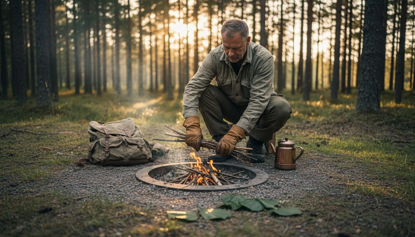 Hur tänder man eld utomhus för effektiv värme och glöd