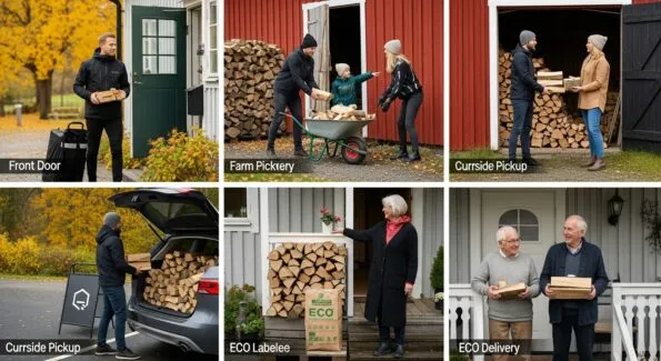 7 Exempel på leveransalternativ för ved